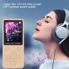 MP3 Player MP4 Player, HiFi Lossless Music Player with Bluetooth 5.0, 1.8 Inch Color Screen Portable Video Music Player with Electronic Book, Supports Expanded Up to 128GB (Gold) view 2