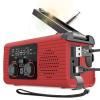VybeSound NOAA Emergency Weather Radio, 4000mAh Weather Alert Radio with Solar Charging, Hand Crank & USB Charged, AM/FM with LED Flashlight, Reading Lamp, SOS Alarm, Headphone Jack for Outdoor Indoor view 2
