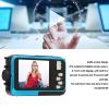 FLEXMAN Waterproof Digital Camera, 1080P 30MP 16X Zoom 10Ft Underwater Camera with 2.7 LCD Display for Snorkeling Camping Surfer view 2
