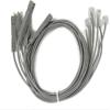 5Pcs 110 Test Head to RJ11 Cable, 1.5m Voice Test Cord for 110 Phone Line Telecom Wire Alligator Clip view 1