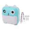 24MP HD Photos and Videos, 5s Timing Big Films Camera Printer for Kids, DIY Coloring, 1080P HD Video, Blue Light (Blue Green) view 1