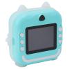 24MP HD Photos and Videos, 5s Timing Big Films Camera Printer for Kids, DIY Coloring, 1080P HD Video, Blue Light (Blue Green) view 2