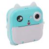 24MP HD Photos and Videos, 5s Timing Big Films Camera Printer for Kids, DIY Coloring, 1080P HD Video, Blue Light (Blue Green) view 3