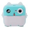 24MP HD Photos and Videos, 5s Timing Big Films Camera Printer for Kids, DIY Coloring, 1080P HD Video, Blue Light (Blue Green) view 4