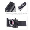 Aluminum Alloy Camera Cage for S9, Easy Assembly and Disassembly, Integrated Cold Shoe Mount, Quick Release Plate for Arca Style Track, Secure Screw Fastening, 1/4 3/8 Threads view 3