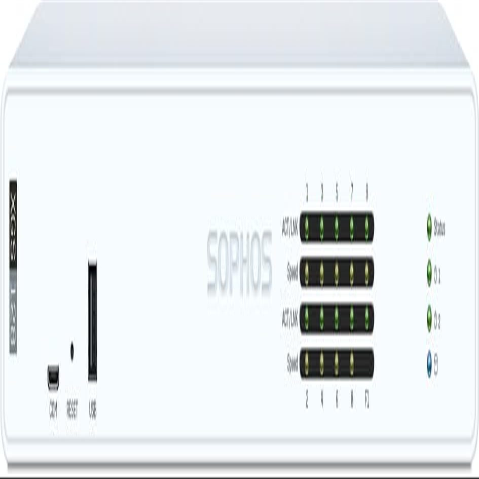 Sophos XGS 128 (Gen2) Network Security Appliance (XG128Z00ZZPCUS) | 9 x 2.5 GE Ports + 1 SFP | Enterprise Firewall, Advanced Threat Protection, SD-WAN (Hardware Only)
