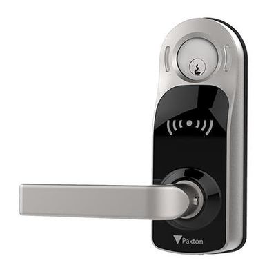 900-650BL-US Paxton10 Paxtlock Pro Wireless Access Control, Mortise, Eclipse Door Handle, Black