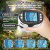1000X Handheld Microscope for Kids 4K 2.0" Screen Rechargeable Mini Pocket Digital Microscopes w/Slides Kit Portable Edu Gift Age 4-6 8-12 Children Students (White) view 2