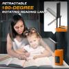NOAA Emergency Weather Radio, 4000mAh Weather Alert Radio Solar Charging, Hand Crank & USB Charged, AM/FM with LED Flashlight, Reading Lamp, SOS Alarm, Headphone Jack for Outdoor Indoor view 4