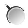 Microscope Reflective Mirror Light Gathering Pathway Changing Biological Microscope Plane Concave Reflector for XSP 00 (Plastic Bracket) view 3