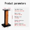 27.5 inch(70cm) Wood Grain Speaker, Wood Speaker Stands, Stands for Optional Sand Filling Tuning - Pair, Music Studio Sound Stand Sand-Filled for Vibration Damping,Picture 2,A50cm view 2