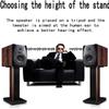 27.5 inch(70cm) Wood Grain Speaker, Wood Speaker Stands, Stands for Optional Sand Filling Tuning - Pair, Music Studio Sound Stand Sand-Filled for Vibration Damping,Picture 2,A50cm view 4