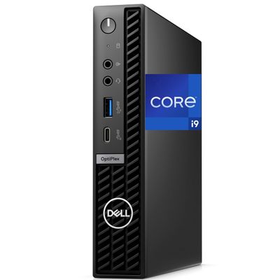 Dell OptiPlex 7020 Plus Micro Computer, Intel Core i9-12900K, 32GB RAM, 1TB NVMe SSD, USB Type-C, Built in WiFi, 3-Display Ports, Bluetooth, Windows 11 Pro, Black 7000 Desktop