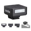 Godox iM20 Mini On-Camera Flash, 5 Power Levels, 3s Recycle Time, 440 Full Power Flashes, Black, Compatible with Canon, Nikon, Sony Cameras view 1