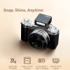 Godox iM20 Mini On-Camera Flash, 5 Power Levels, 3s Recycle Time, 440 Full Power Flashes, Black, Compatible with Canon, Nikon, Sony Cameras view 2