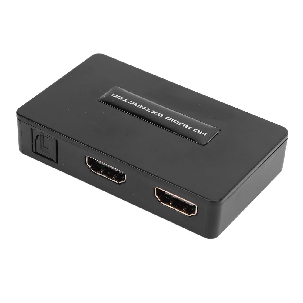 4K Sound Extractor, Built in BT 5.0, HD Multimedia Interface to HD Multimedia Interface Audio Extractor Splitter Converter Output for Speaker PC Laptop BT 2.0CH 5.1CH 3.5mm, SPDIF