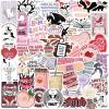 50Pcs Book Stickers for Kindle, Bookish Sticker Pack for Laptop, Ebook Readers Cute Vinyl Decals Water Bottle Girls Holographic Waterproof Romance (Smutty) view 1