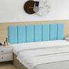 3D Kids Anti-Collision Wall Stickers, Thicken Tatami Nursery Wall Stickers, Peel and Stick Headboard, Upholstered Wall Panels for Bedroom Dojo Play Room,Sky Blue,30x60cm 4 PCs view 1