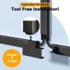 Delamu 157in Cord Hider, Cord Cover Wall Cable Management, Paintable Wire Cover for Cords, Cable Hider Raceway Kit, Cable Cover Concealer, Wire Hiders for TV on Wall, 10 X L15.7 W1.18 H0.6in, Black view 2