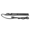 Multi Metered-Breaker-Surge Protection PDU, 240V, L6-30P, 30A, 7200watts, (4) C13 & (2) C19 Outlets, Crypto Mining, Data Center,1U Rack, IT Networking with LCD Multimeter, Power Distrubution Unit view 2