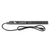 Multi Metered-Breaker-Surge Protection PDU, 240V, L6-30P, 30A, 7200watts, (6) C13 & (2) C19 Outlets, Crypto Mining, Data Center, 1U Racking, Network, Power Distribution Unit view 2