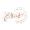 Christian Bible Verse Sticker Jesus The Way Truth Life Sticker Church Religious God Faith Based Biblical Worship Waterproof Vinyl Stickers for Laptop Water Bottle Tumbler Decals Gifts for Women Men view 1