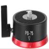Camera Panoramic Panning Base 3/8" Screw Aluminum Alloy Panorama Ball Tripod Head with Bubble Level for Tripod Monopod DSLR Cameras view 1