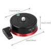 Camera Panoramic Panning Base 3/8" Screw Aluminum Alloy Panorama Ball Tripod Head with Bubble Level for Tripod Monopod DSLR Cameras view 2