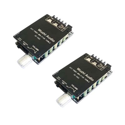 2pcs ZK-1002 100WX2 200W 5.0 Board 100W + 100W Dual Channel Amp Board