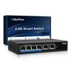 6 Ports 10Gb Unmanaged Ethernet Switch with 4*2.5G Base-T Ports, 2*10G RJ45 Ports. 60Gbps Switching Capacity, GiGaPlus 10Gbps Network Switch for 2.5G/10Gbps NAS/PC, WiFi6 Router, Wireless AP view 1