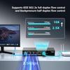 6 Ports 10Gb Unmanaged Ethernet Switch with 4*2.5G Base-T Ports, 2*10G RJ45 Ports. 60Gbps Switching Capacity, GiGaPlus 10Gbps Network Switch for 2.5G/10Gbps NAS/PC, WiFi6 Router, Wireless AP view 4