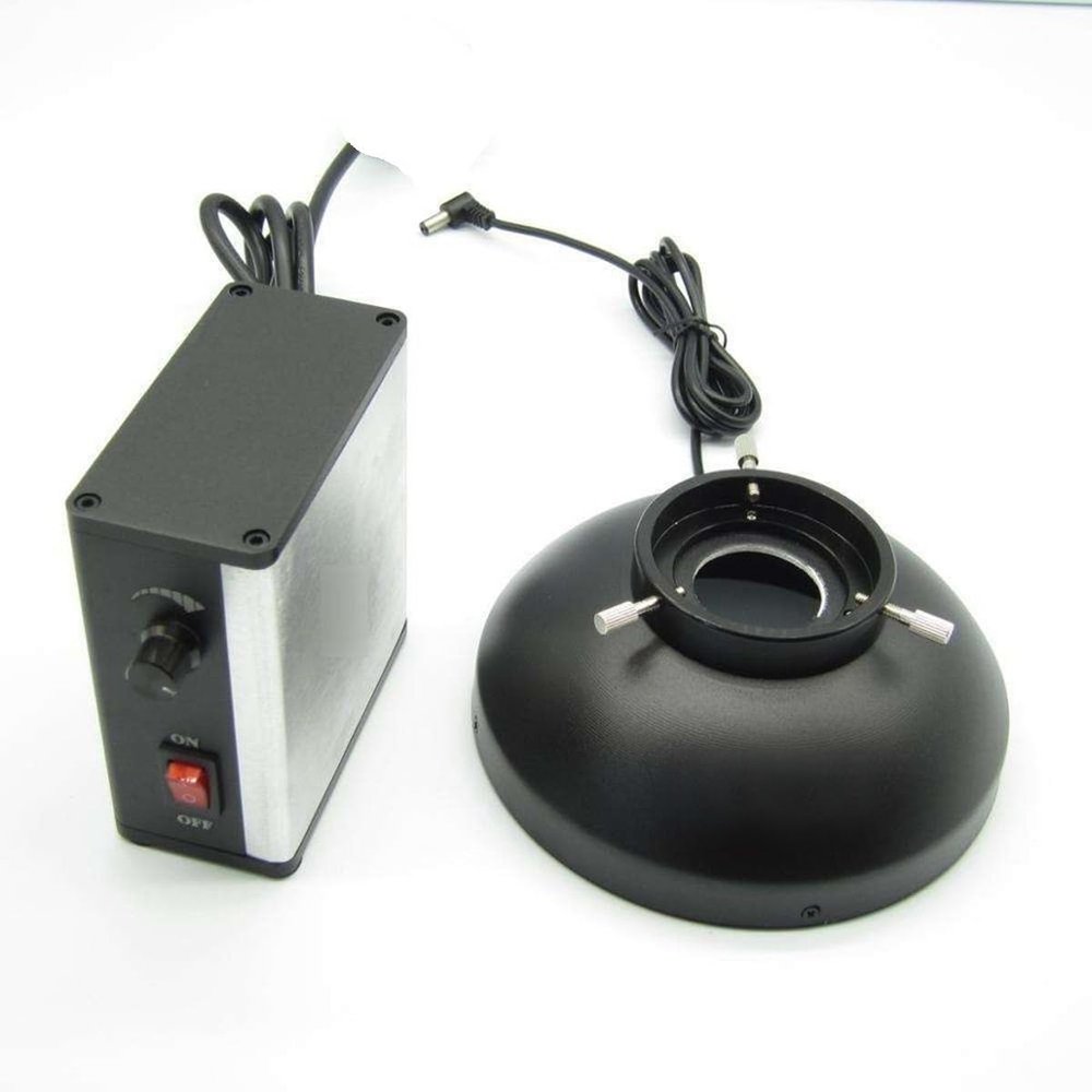 Lab Microscope Accessories 6W Brightness Adjustable Microscope Diffused LED Dome Light