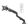 Adjustable Monitor Arm Single Monitor Mount, Single Monitor Arm Desk Mount, Fully Adjustable Gas Spring Monitor Arm Fits 17-30" Flat/Curved Monitors within 19.8 lbs Monitor Arm Mount(Black) view 1