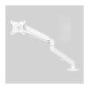 Adjustable Monitor Arm Single Monitor Mount, Single Monitor Arm Desk Mount, Fully Adjustable Gas Spring Monitor Arm Fits 17-30" Flat/Curved Monitors within 19.8 lbs Monitor Arm Mount(White) view 1