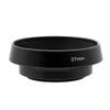 35 37 39 40.5 43 46 49 52 55 58 62 67 72 77 82mm Vented Lens Hood Metal Hollow Lens Hood Screw in Curved Vented Lens Hood Shade (37mm,Black) view 1