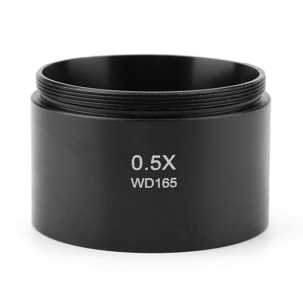 Lab Microscope Accessories KP-0.5X Auxiliary Stereo Microscope Objective Lens for Industry Video Microscope 48mm Mounting Microscope