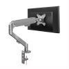 Adjustable Monitor Arm Single Monitor Arm Fits 17-30" Screens within 19.8 lbs, Adjustable Gas Spring Monitor Desk Mount with C-Clamp & Grommet Base, Max VESA 100x100mm Monitor Arm Mount(Silver Gray) view 1