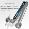 Adjustable Monitor Arm Single Monitor Arm Fits 17-30" Screens within 19.8 lbs, Adjustable Gas Spring Monitor Desk Mount with C-Clamp & Grommet Base, Max VESA 100x100mm Monitor Arm Mount(Silver Gray) view 3