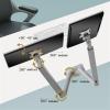 Adjustable Monitor Arm Dual Monitor Mount for Most 17-30 Inch Srceens, Each Arm Holds Max 19.8lbs, Height-Adjustable Gas Spring Dual Monitor Stand with VESA 75mm or 100mm Monitor Arm Mount(Black) view 4
