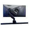 Adjustable Monitor Arm 17"-45" Single Monitor Mount, Gas Spring Aluminum Monitor Arm, Adjustable Stand, VESA 75/100 mm with Clamp and Grommet BaseHold up to 35 Lbs Monitor Arm Mount(Black) view 1