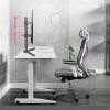 Adjustable Monitor Arm Single Monitor Desk Stand, Freestanding Steel Monitor Mount with Height Adjustable, Swivel, Tilt, Rotation, Fits 17"-32'' Monitors, Holds up to 17.6lbs Monitor Arm Mount view 4
