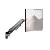Adjustable Monitor Arm Single Monitor Wall Mount for Max 32 Inch, 4.4-19.8lbs Screens, Fully Adjustable Gas Spring Monitor Arm Wall Mounted Monitor Holder with VESA 75/100mm Monitor Arm Mount view 1