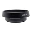 35 37 39 40.5 43 46 49 52 55 58 62 67 72 77 82mm Vented Lens Hood Metal Hollow Lens Hood Screw in Curved Vented Lens Hood Shade (40.5mm,Black) view 1