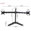 Adjustable Monitor Arm Dual Monitor Desk Mount, Fully Adjustable Dual Monitor Arm for 2 Monitors, Heavy Duty Steel Dual Monitor Stand Fits 10-32" Monitors within 17.6 lbs per Arm Monitor Arm Mount view 2