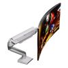 Adjustable Monitor Arm Single Monitor Mount, Height Adjustable Monitor Arm with C-Clamp & Grommet Base, VESA 75x75 or 100x100mm, for 1732 Screens up to 19.8 lbs Monitor Arm Mount(White) view 1