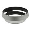 35 37 39 40.5 43 46 49 52 55 58 62 67 72 77 82mm Vented Lens Hood Metal Hollow Lens Hood Screw in Curved Vented Lens Hood Shade (52mm,Silver) view 1