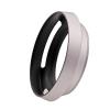 35 37 39 40.5 43 46 49 52 55 58 62 67 72 77 82mm Vented Lens Hood Metal Hollow Lens Hood Screw in Curved Vented Lens Hood Shade (40.5mm,Silver) view 2