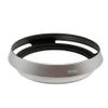 35 37 39 40.5 43 46 49 52 55 58 62 67 72 77 82mm Vented Lens Hood Metal Hollow Lens Hood Screw in Curved Vented Lens Hood Shade (82mm,Silver) view 1