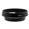 35 37 39 40.5 43 46 49 52 55 58 62 67 72 77 82mm Vented Lens Hood Metal Hollow Lens Hood Screw in Curved Vented Lens Hood Shade (49mm,Black) view 1