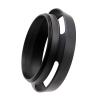 35 37 39 40.5 43 46 49 52 55 58 62 67 72 77 82mm Vented Lens Hood Metal Hollow Lens Hood Screw in Curved Vented Lens Hood Shade (49mm,Black) view 2